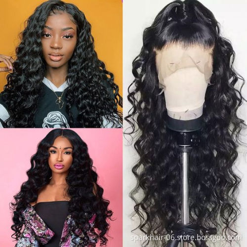 Wholesale Malaysian Deep Curly Wave Raw Full Lace Wig,Baby Natural Afro Hair Wig,100% Remy 40 Inch Full Lace Wig